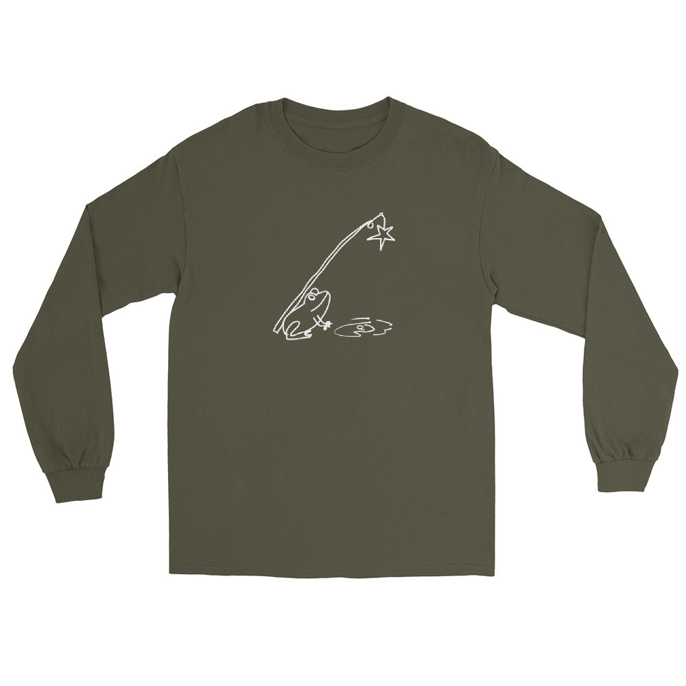 "Fishing Frog" Long Sleeve Shirt