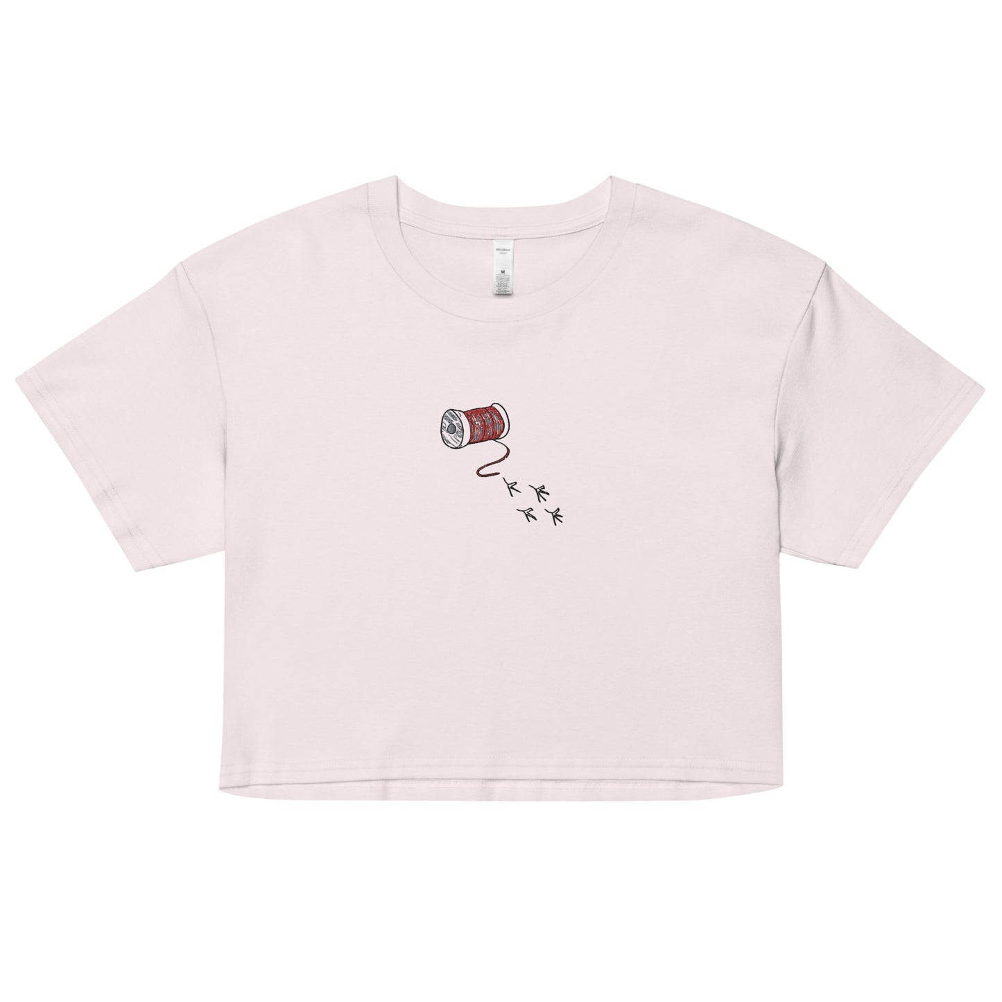 "Transatlanticism" Embroidered Crop