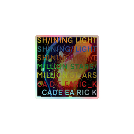 "In Rainbows" Holographic Sticker